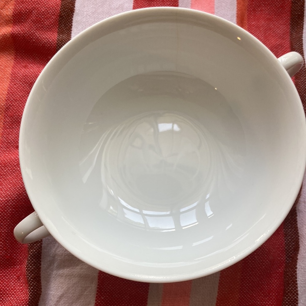 2 Authentic Fine Bone China Rosenthal Germany 2 Handle Soup Bowls - Picture 7 of 12